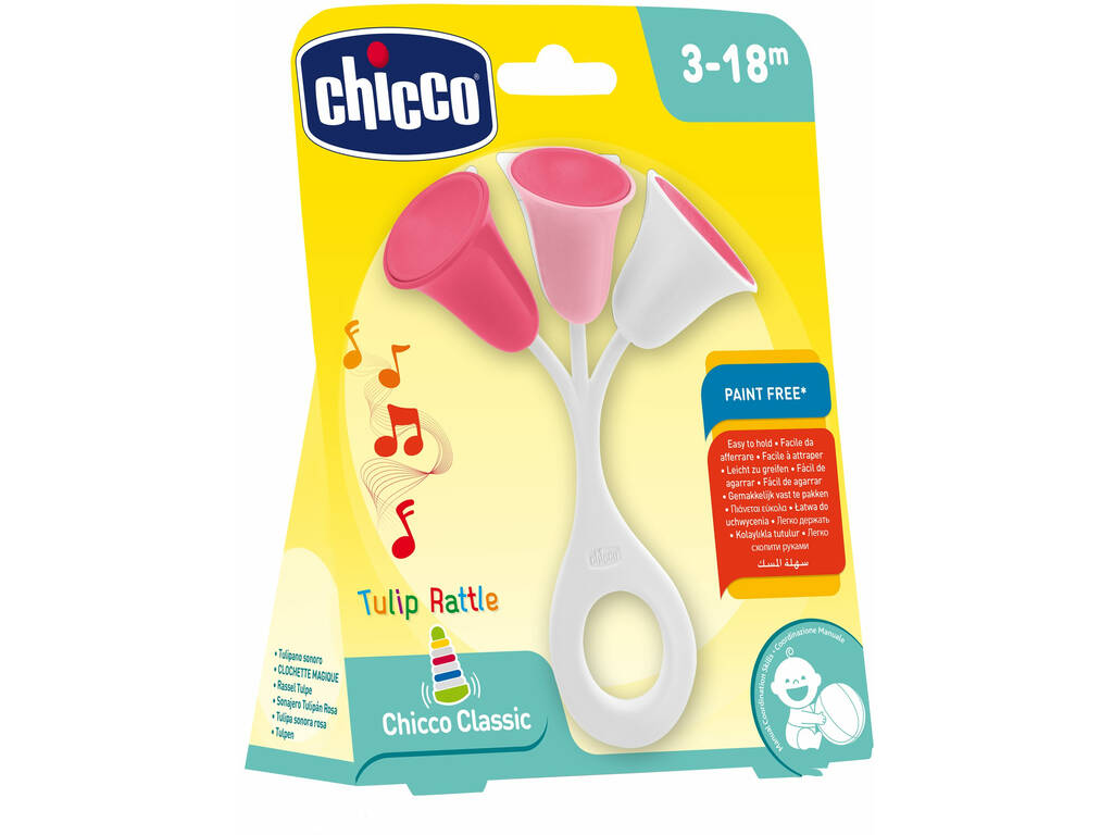 Sonajero Tulipán Rosa Chicco 231
