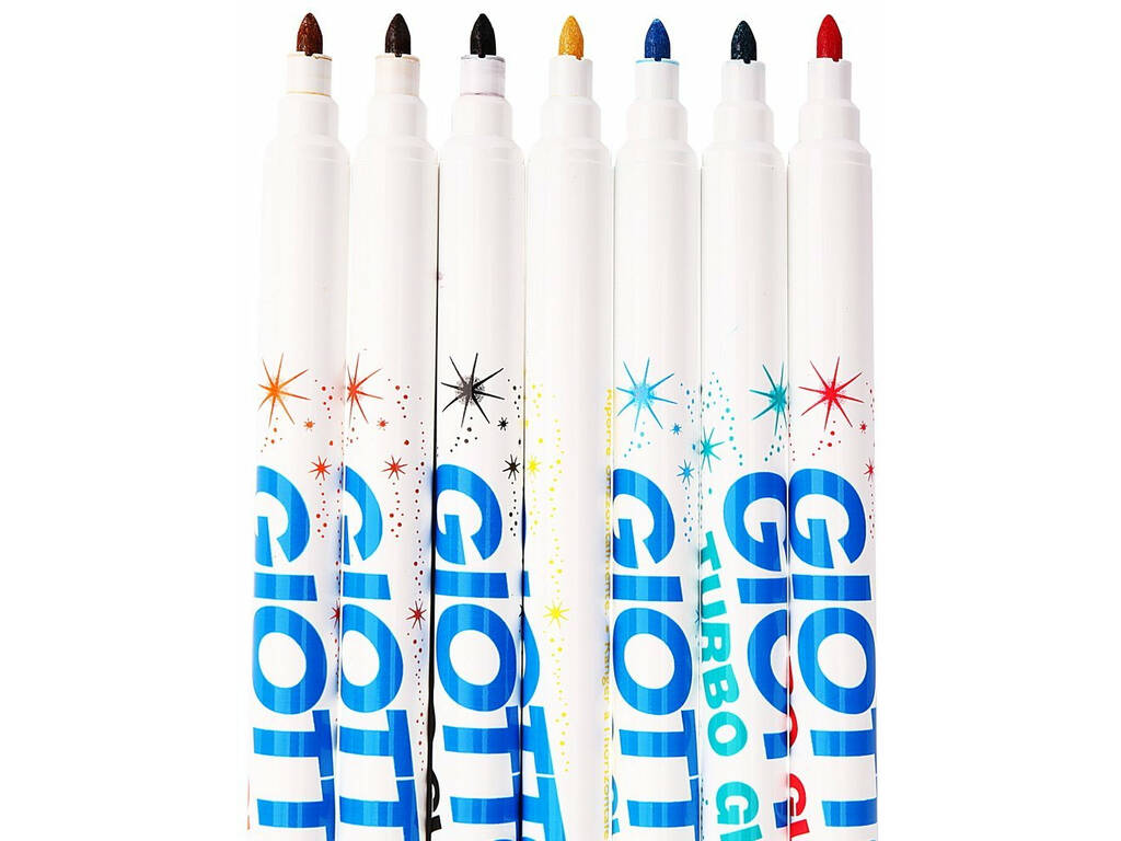 Feutres Giotto Turbo Glitter 8 unités Fila 425800