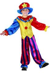 D�guisement Clown Pantalon � Rayures Gar�on taille L