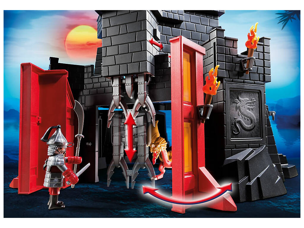 Playmobil Gran Château du Dragon Asiatique 