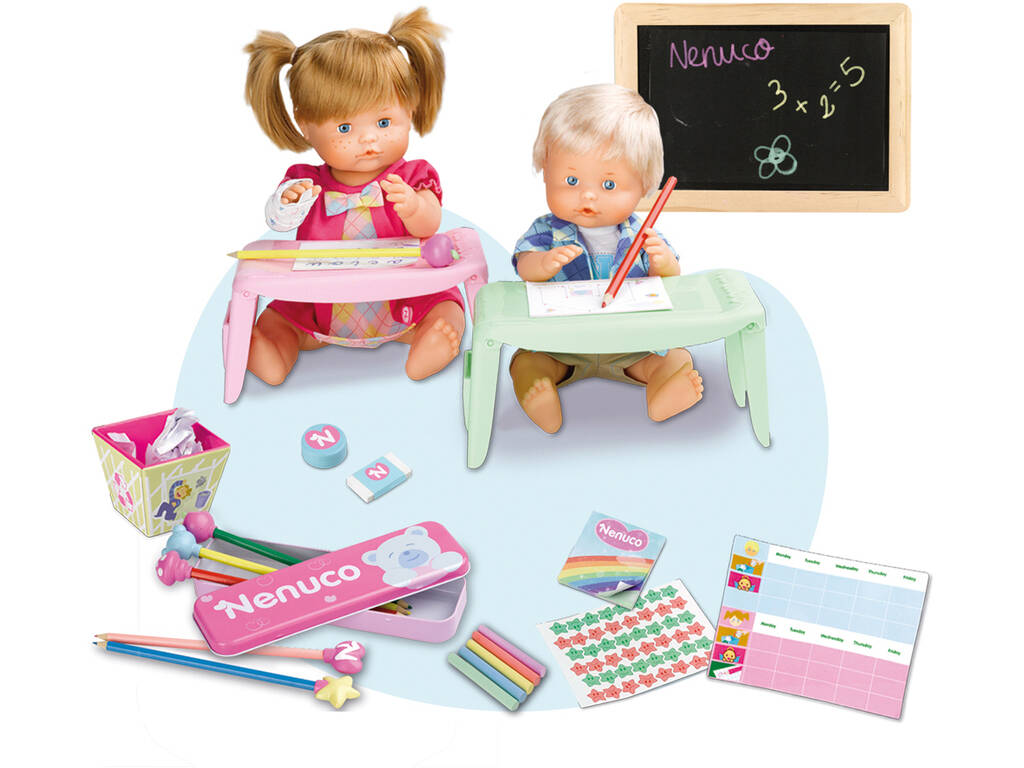 Nenuco et son frère vont a l’école 