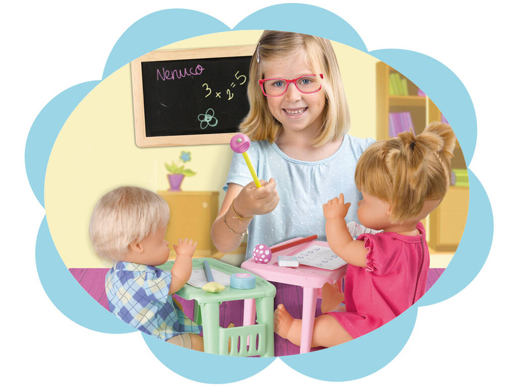 Nenuco et son frère vont a l’école 