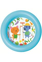 Piscina Gonfiabile Baby a 2 Anelli 61x15 cm Bestway 51061