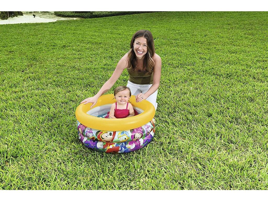 Piscina Gonfiabile Bebè Mickey Mouse e i Superpiloti 70x30cm Bestway 91018