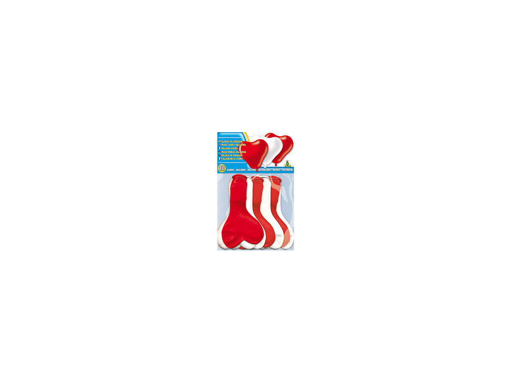 Sachet de 8 Ballons de Coeurs