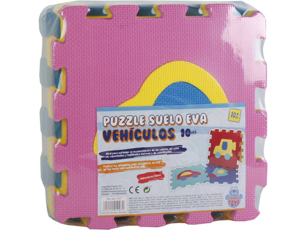 Set EVA Puzzle Sol Véhicules 10 Pièces