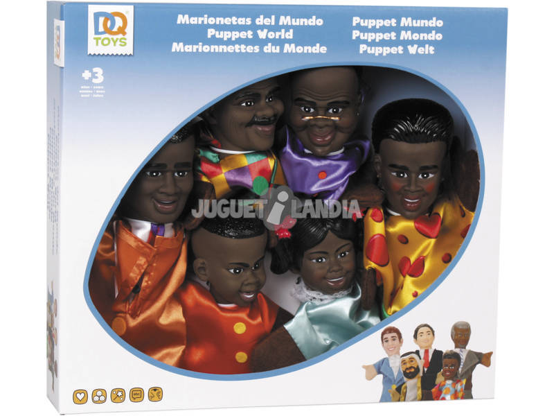 Marionetes do Mundo 6 Peças 