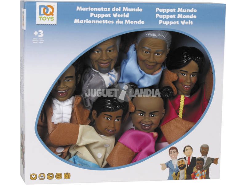 Marionetes do Mundo 6 Peças 
