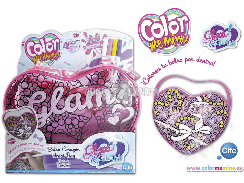 Color Me Mine Gloss and Glam Coração
