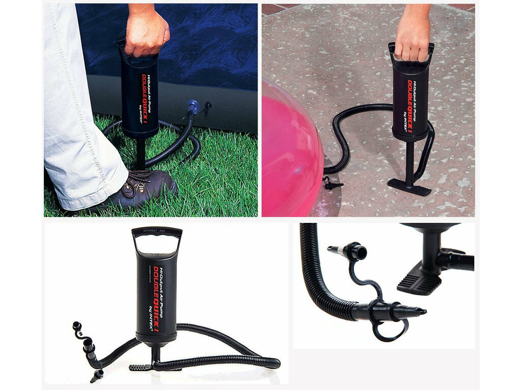 Pompa manuale 29 cm. Double Quick Intex 68612