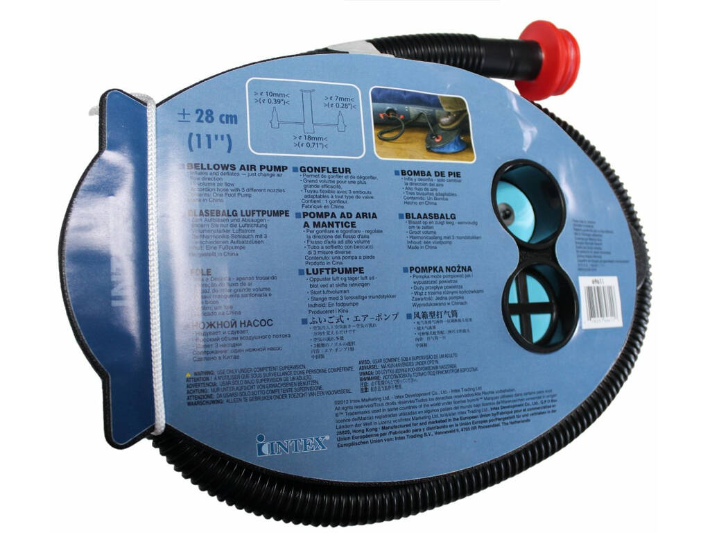 Pompa manuale da piede 28 cm Intex 69611