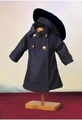 Manteau Bleu avec béret