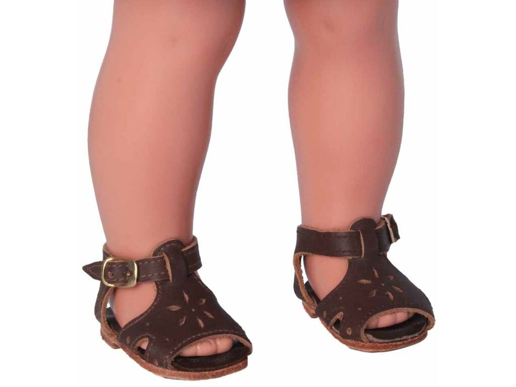Sandalettes Cuir Marrons