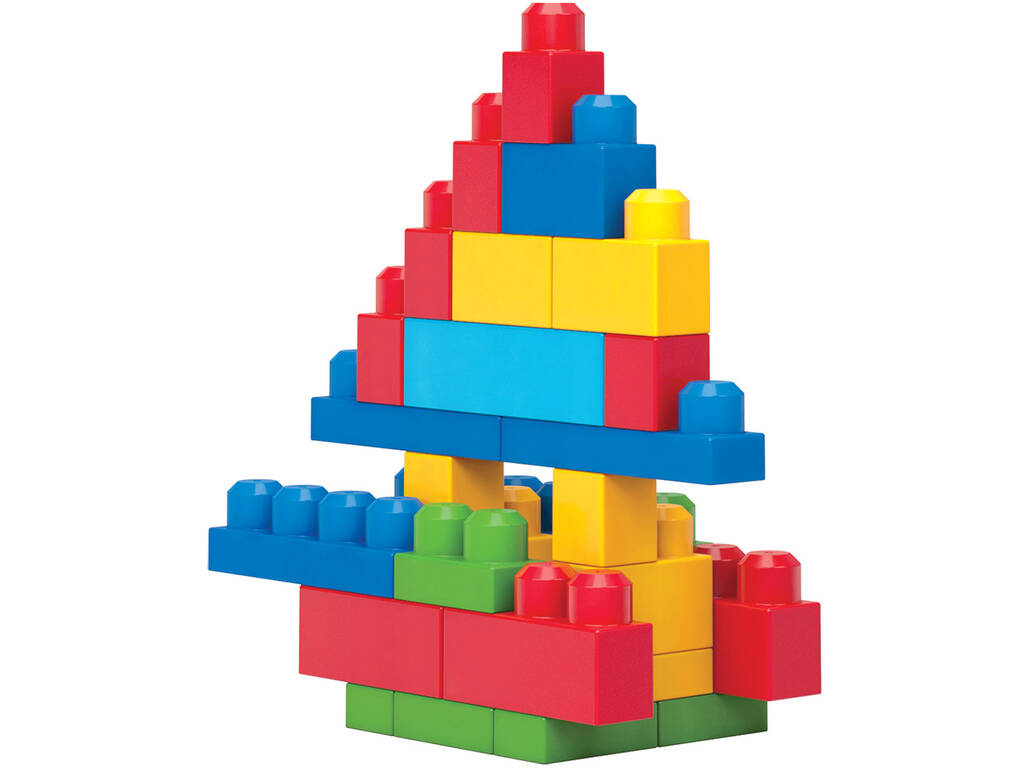 Sacca Ecologica Maxi Blocchi Blu 80 Pezzi Mattel DCH63