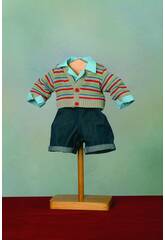 Conjunto Vaquero con Chaqueta Rayas Mariquita Pérez JB25023