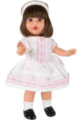 Mini Mariquita Pérez Robe Blanche avec Bordures Mariquita Pérez MM60050