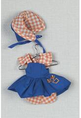 Mini Vestido Azul Capota