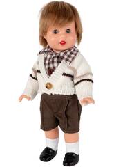 Mini Juanin Perez Pantalon Marron et Pull Beige Mariquita Pérez MJP05011