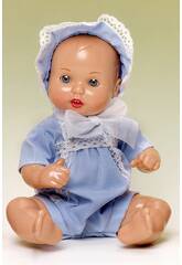 Mini Juanin Bébé Capuche Organdi Celeste Mariquita Pérez MJB05003