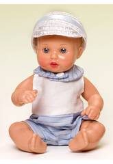 Mini Juanin Bébé Barboteuse Marin avec casquette