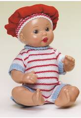 Mini Juanin Bébé Barboteuse Tricot Rayures rouges