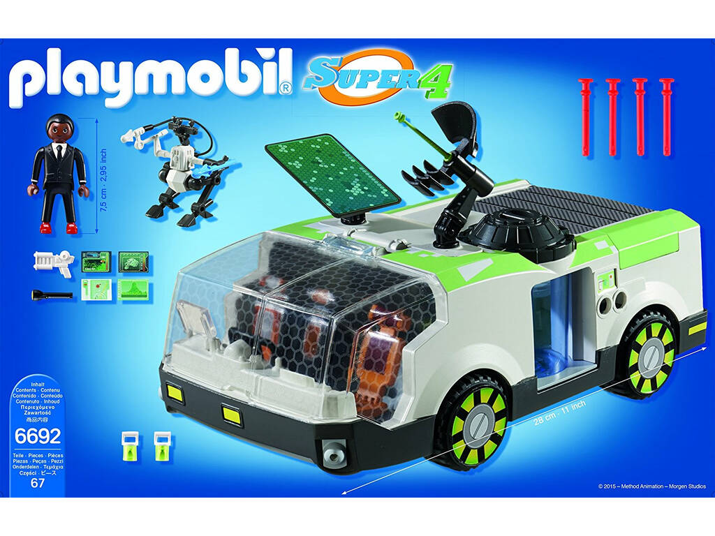Playmobil-Super 4: Il Camaleonte con Gene