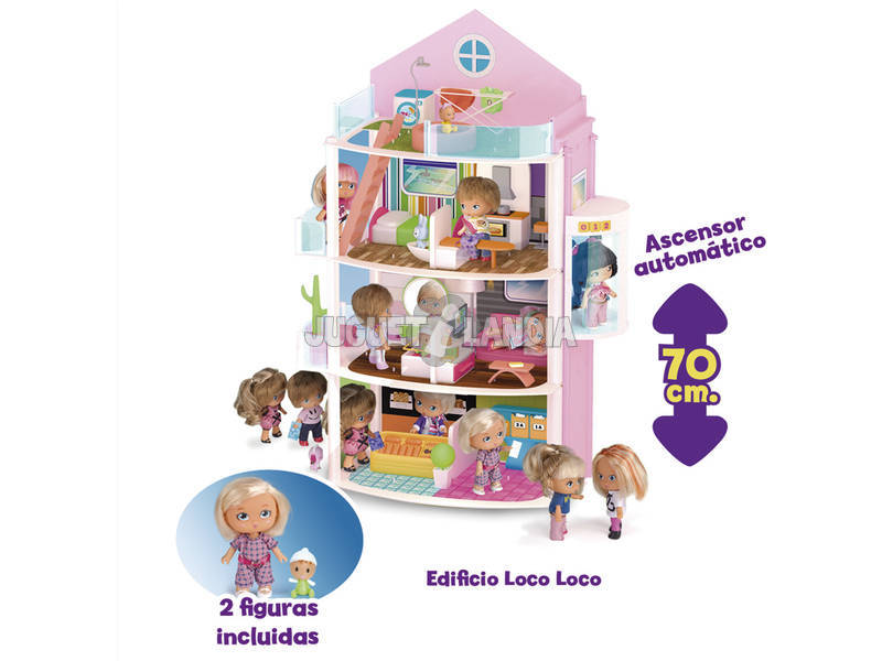Poupées Barriguitas Edifice Fou Fou 3 Figurines et Accessoires 35 x 12 x 65 cm Famosa 700012396
