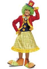 Kost�m-M�dchen M farbloser Clown