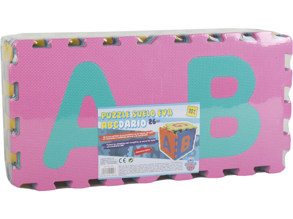 Tappeto Puzzle 26 pezzi lettere dalla A alla Z gomma EVA