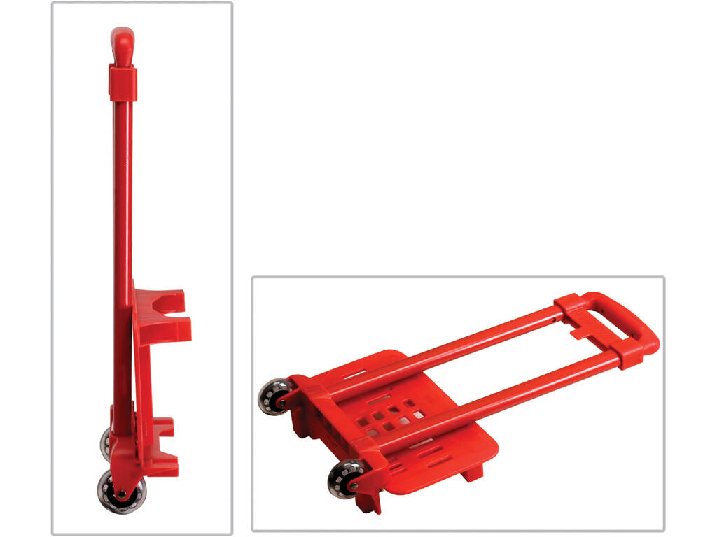 Trolley porta zaino rosso Perona 51526