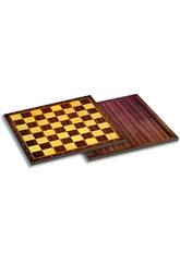 BrettspiSchachbrett Holz 40x40cm Cayro t-133