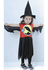 imagen Fantasia Bruxa Bebé Menina Tamanho M 