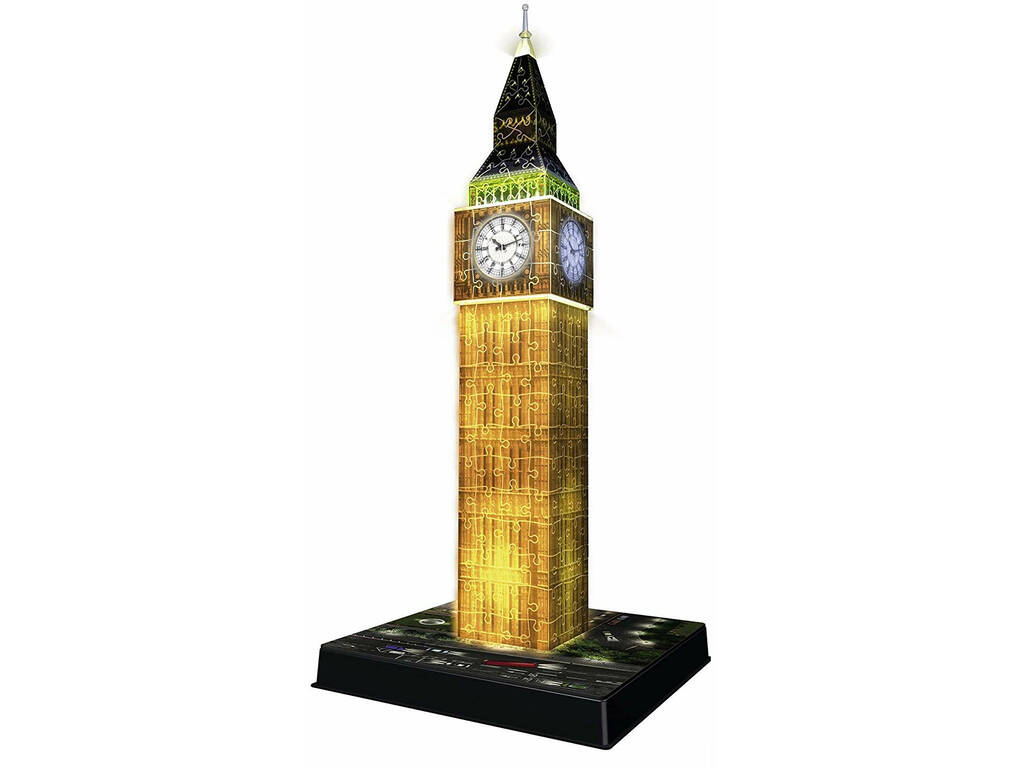 Puzzle 3D Building Big Ben con Luce Ravensburger 12588