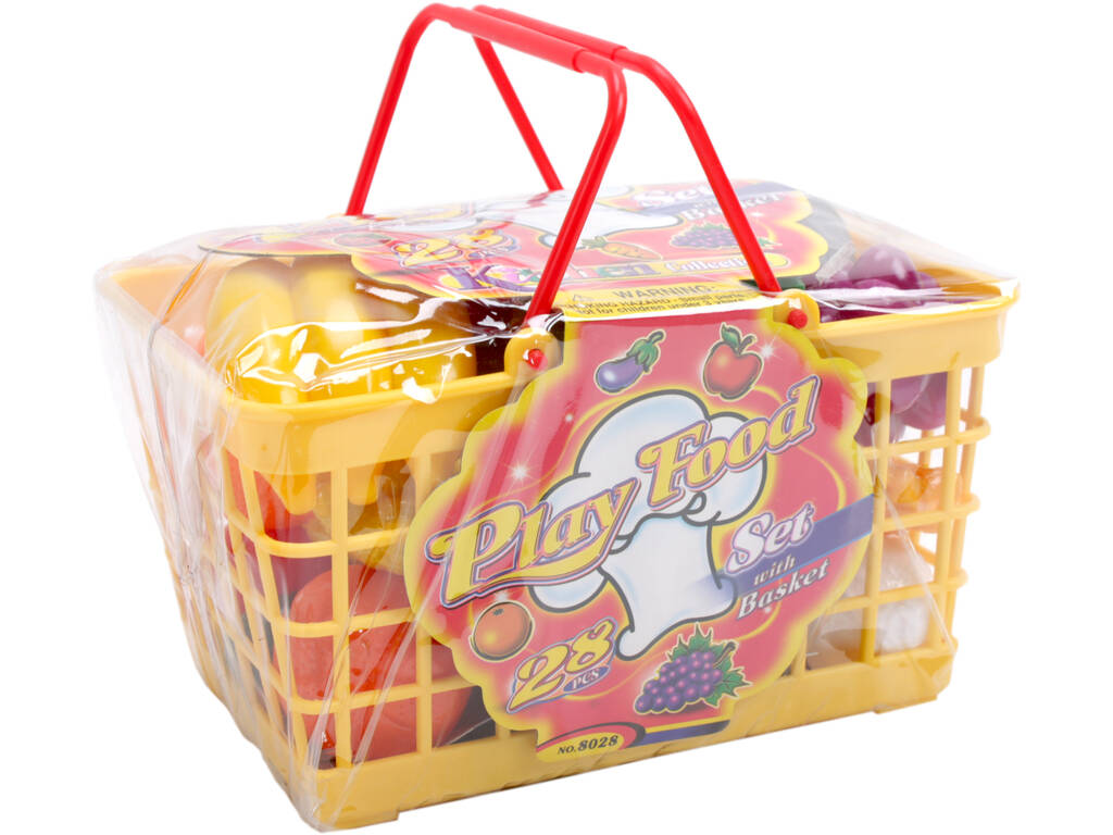 Cesto set comida de 28 peças