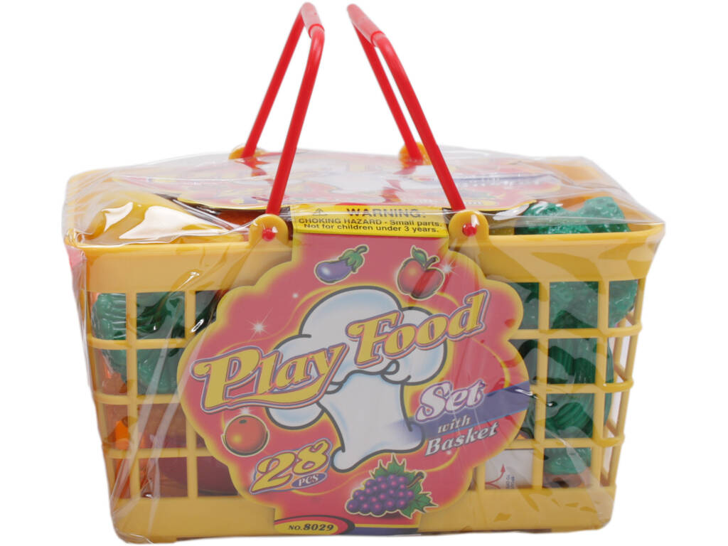 Cesta set frutta da 28 pezzi