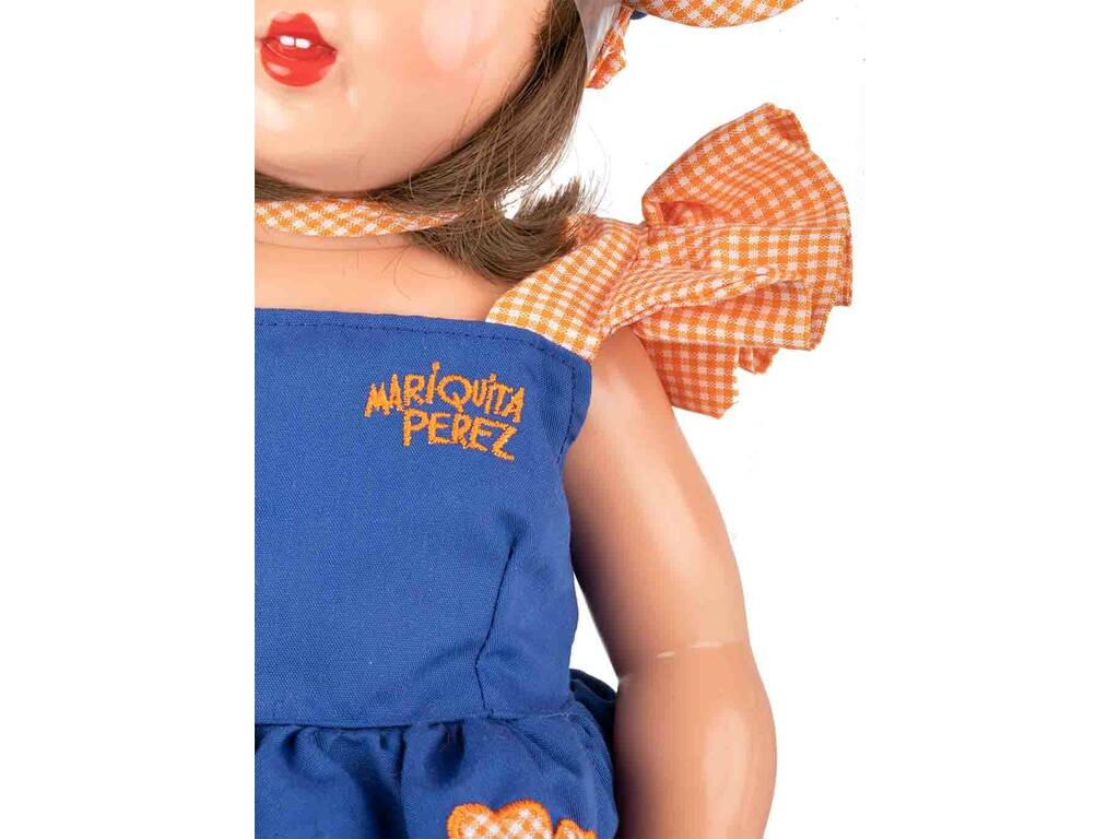 Mariquita Pérez Robe Bleue Chapeau