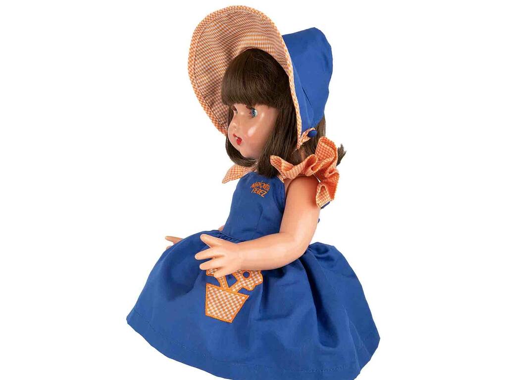 Mariquita Pérez Robe Bleue Chapeau