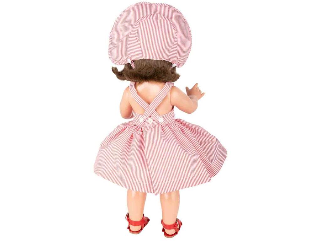 Mariquita Pérez Robe Rayures Blanches et rouges Mariquita Pérez MP50008 