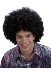 Perruque Noire pour Adulte Afro 