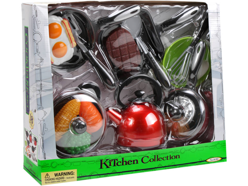Set cucina di 18 pezzi