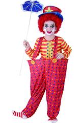 D�guisement de clown � bretelles pour gar�on taille M