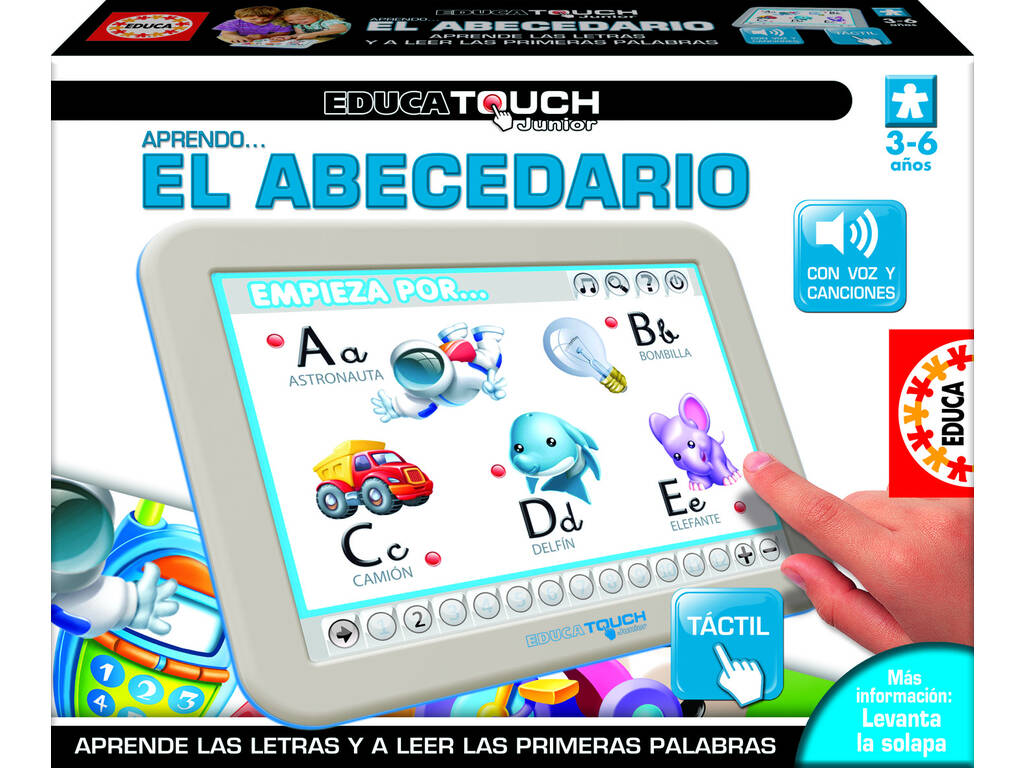 Educa Touch junior apprend l'abécédaire