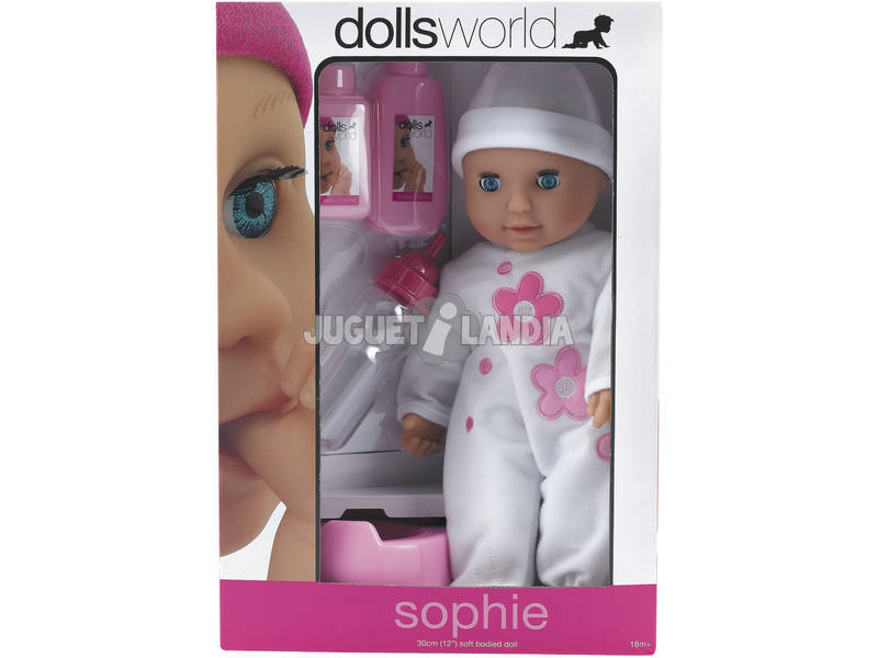 Boneca Sophie 30 cm. Com Acessórios 