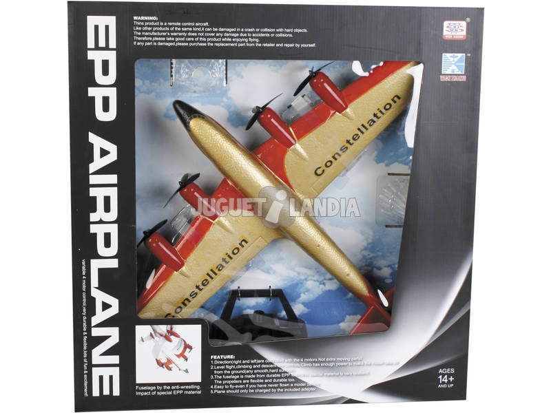 Rádio Controlo Avião 56 cm. Constelação 