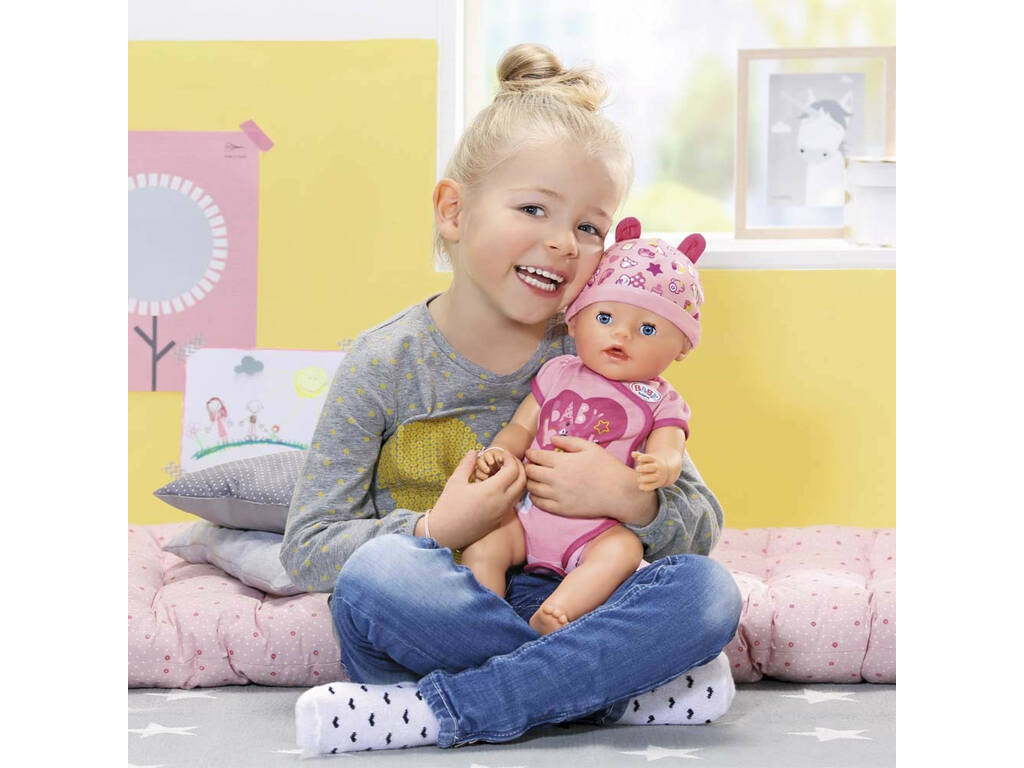 Puppe Interagierend Baby Born Mädchen Blaue Augen 40 cm. Bandai 815793