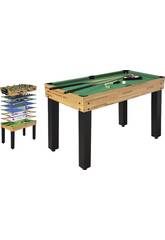 Table Multi-Jeux 12 en 1 de 124 x 61 x 81 cm