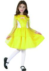 D�guisement Princesse Jaune Fille Taille L