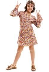 Disfraz Ni�a L Hippie Psicod�lica