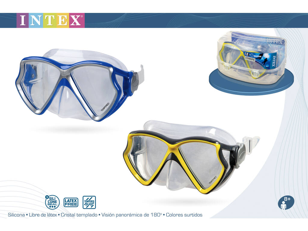 Maschera subacquea Silicone Aviator Pro