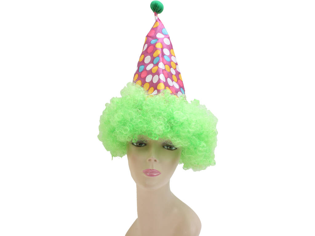 Cappello Pagliaccio Con Capelli.